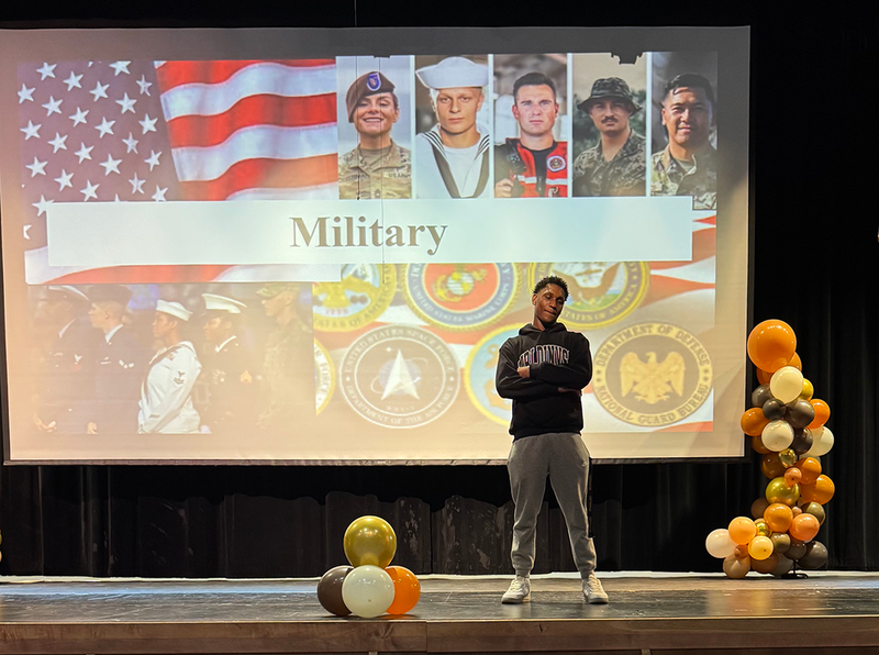 students celebrate life after high school on decision day