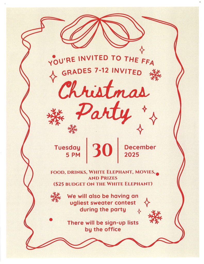 FFA Christmas Party 2025