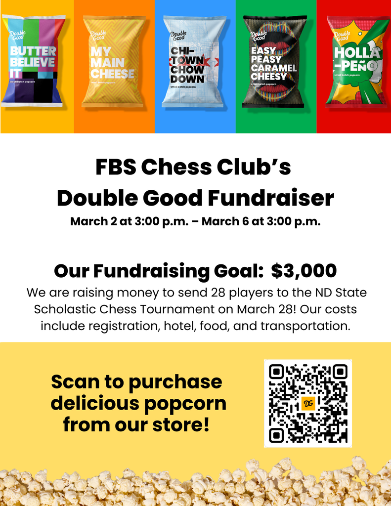 Chess Club  Fundraiser 3/2