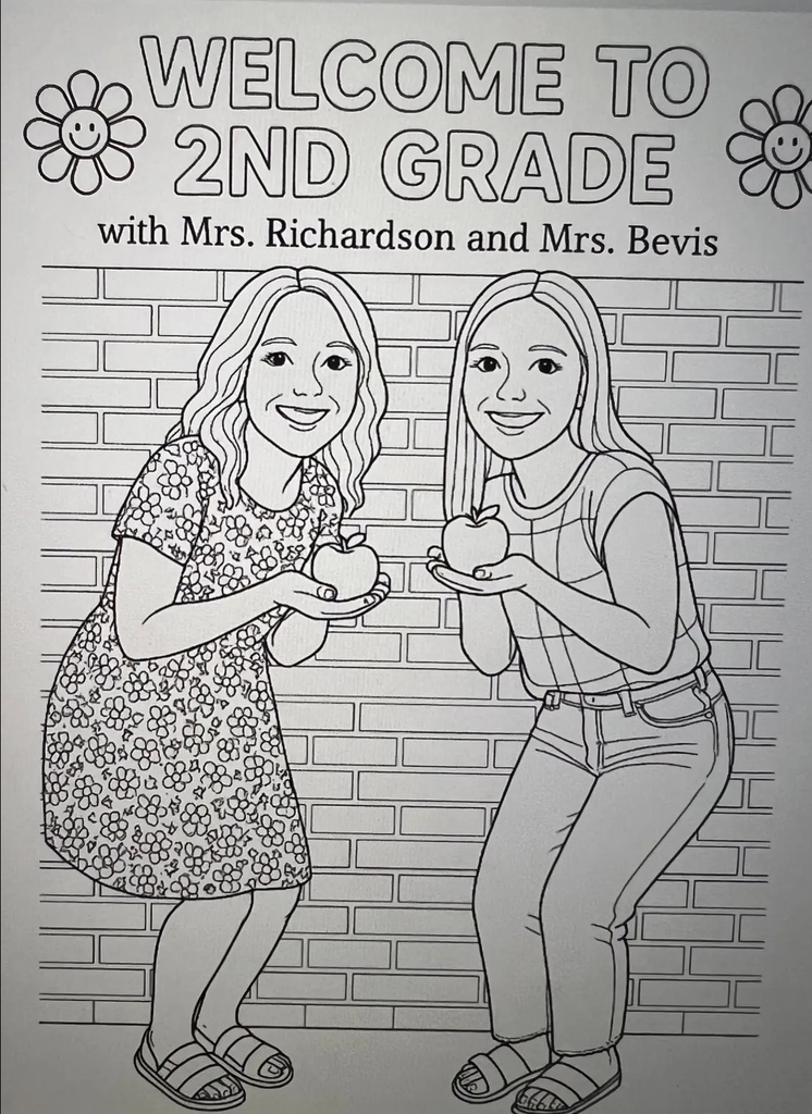 2nd Grade Coloring Sheet