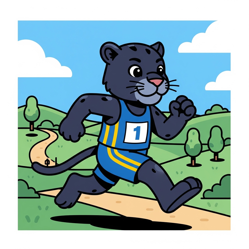 Panther Running 