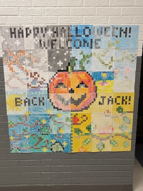 3rd grade Pumpkin Coloring Collaborative Project