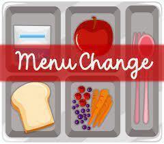 menu change - image of lunch tray 