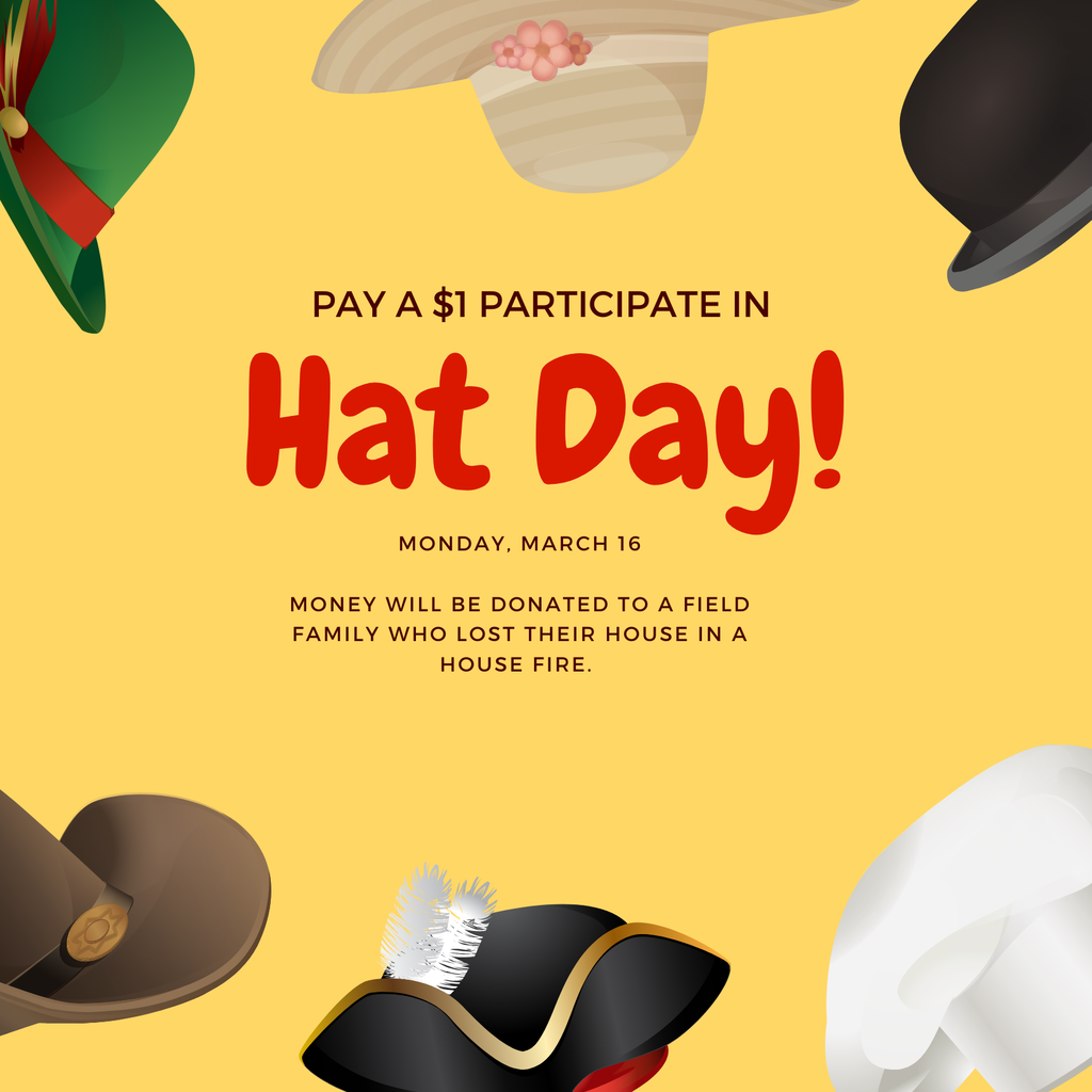 Hat Day to Help a Field Family 