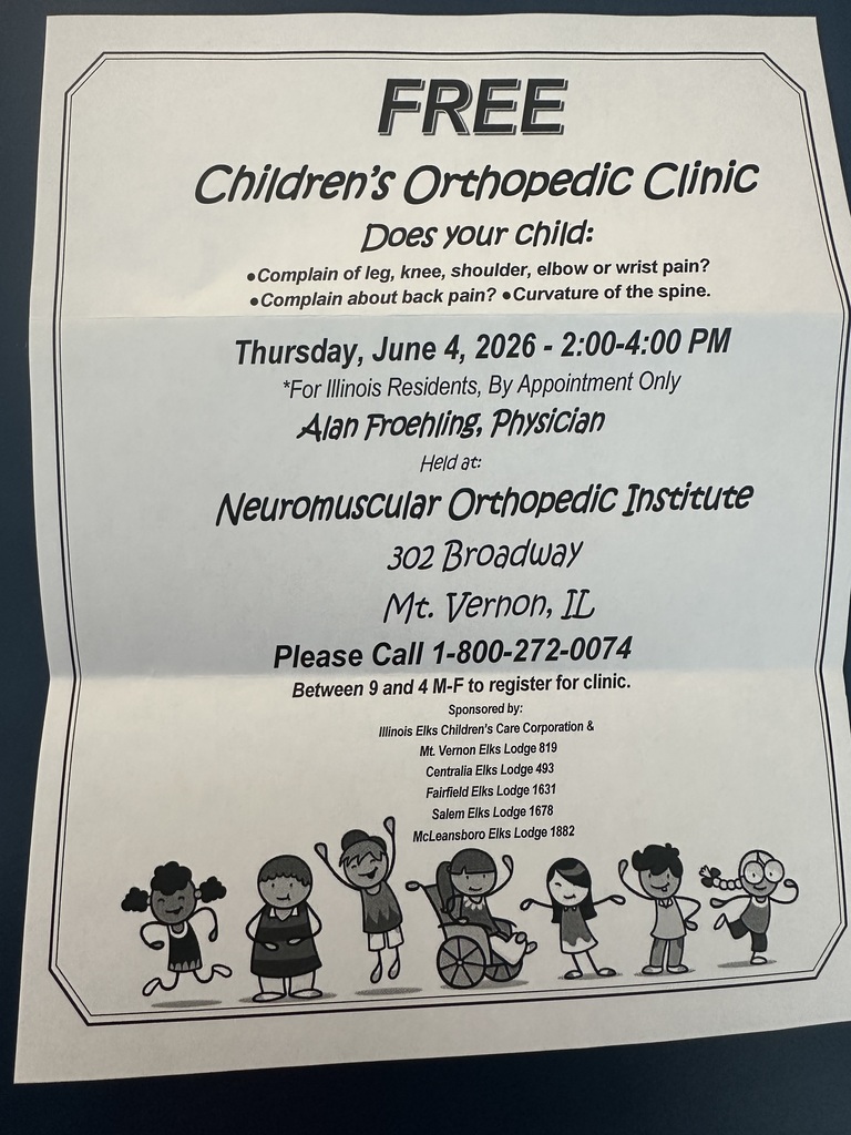 June 4 Orthopedic Clinic Flyer