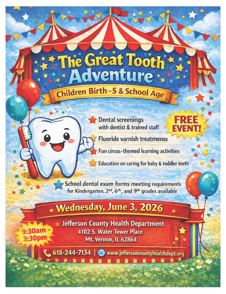 Free Dental 6/3/26 Jefferson County Health Department