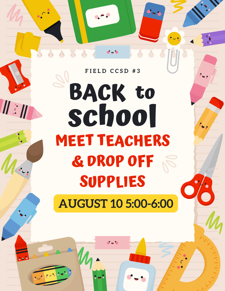 Back to School 8/10 5:00-6:00