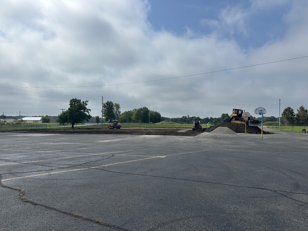 Dirt Work on Parking Lot Expansion