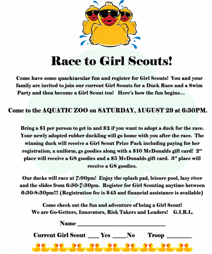 Girl Scout Flyer