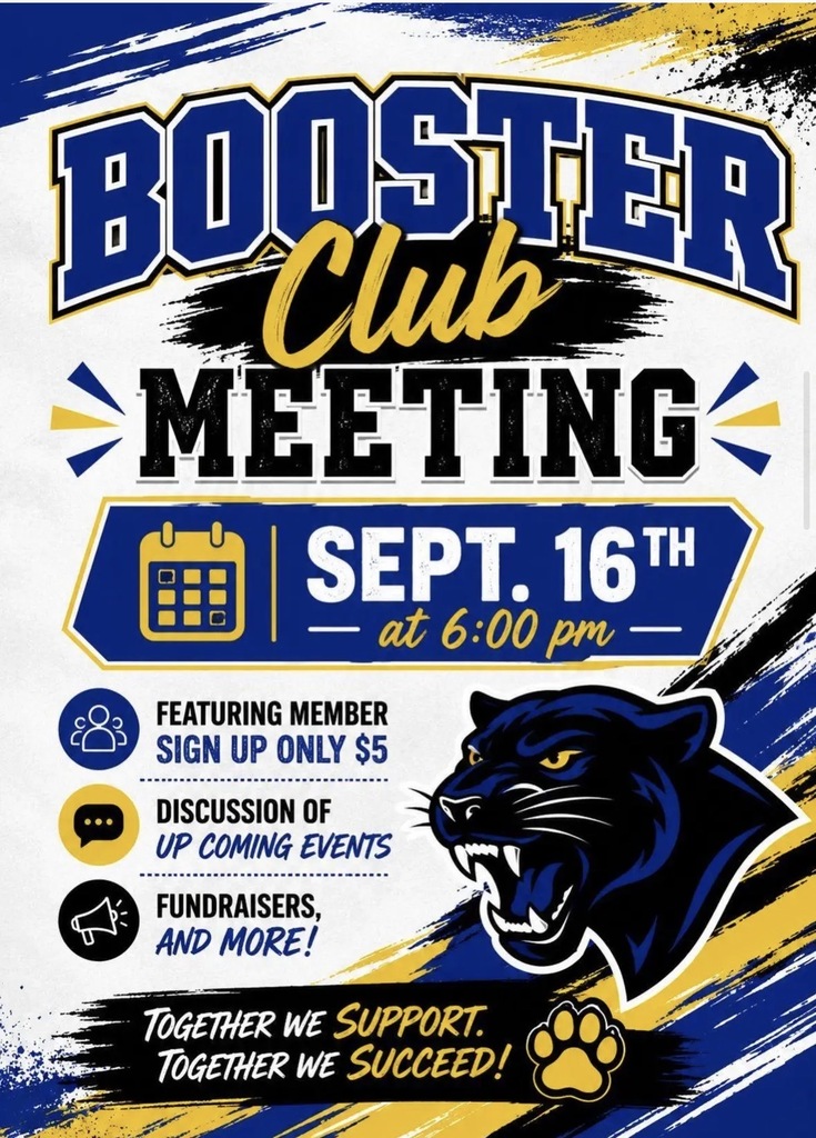 Booster Club Meeting Flyer
