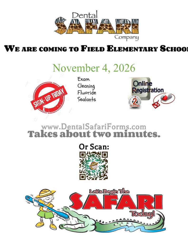 Dental Safari Flyer