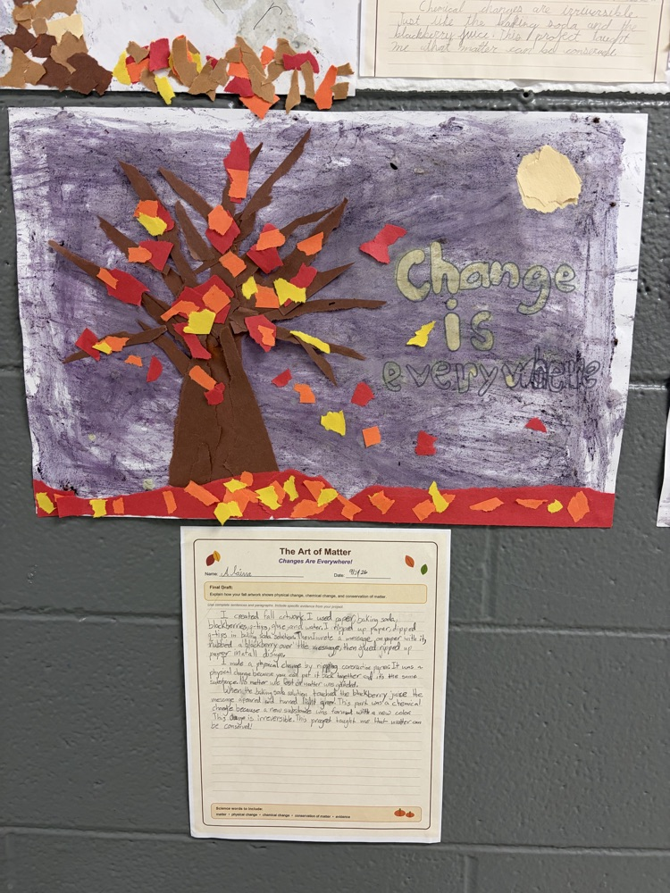 Fall scene and essay