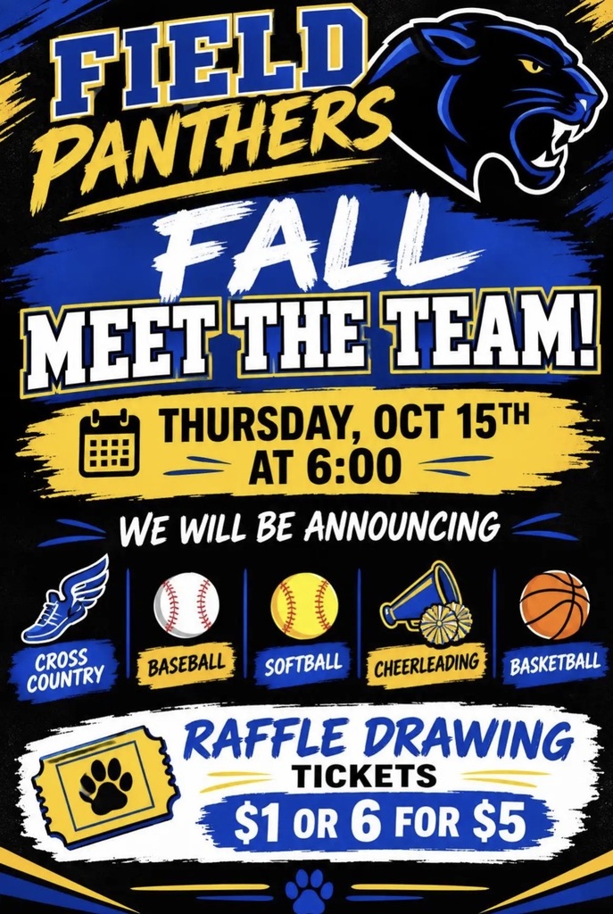 Fall Meet the Team Flyer