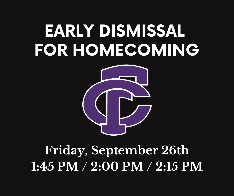 Early Dismissal for Homecoming