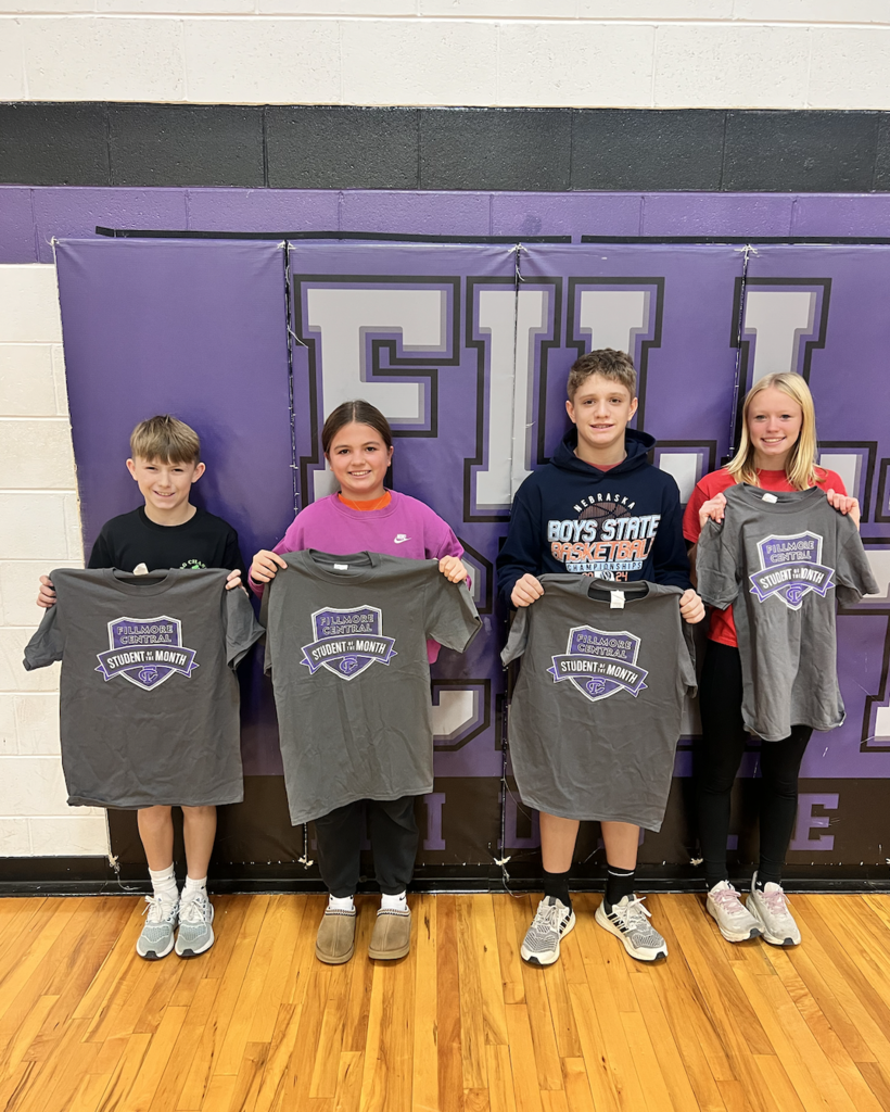 October Middle School Student of the Month