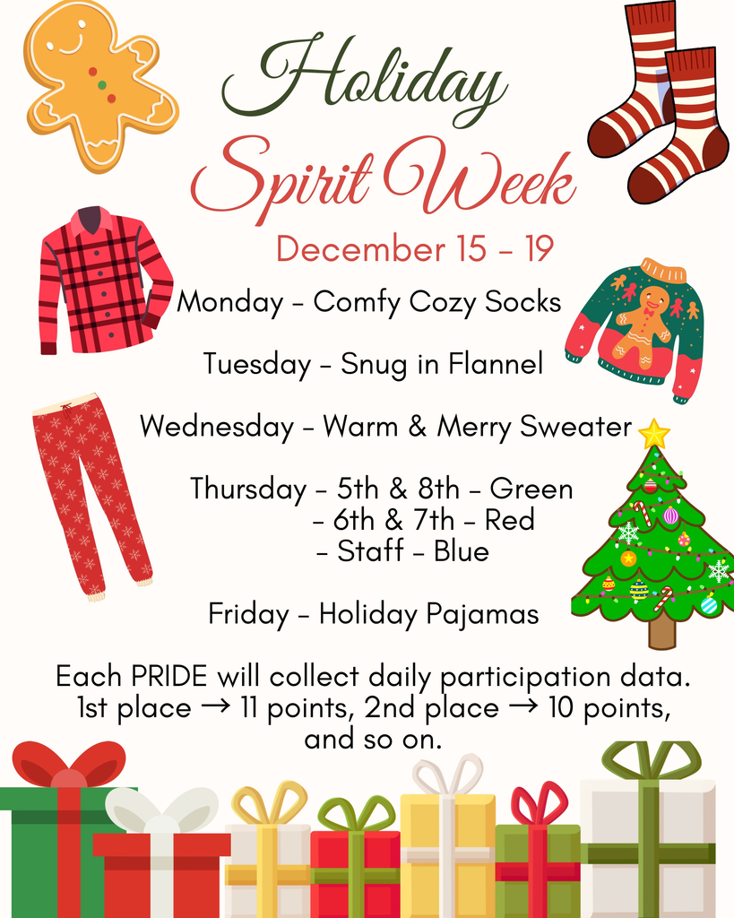 holiday spirit week