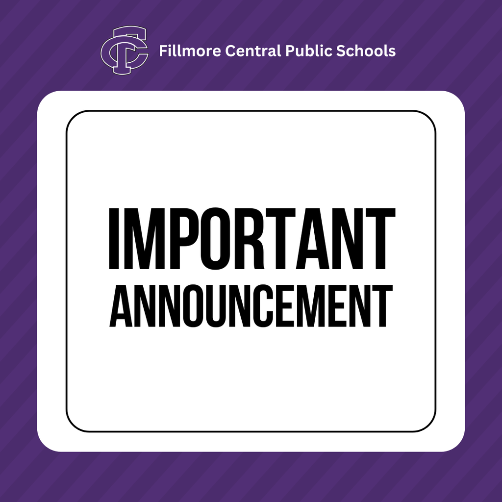 Important Announcement