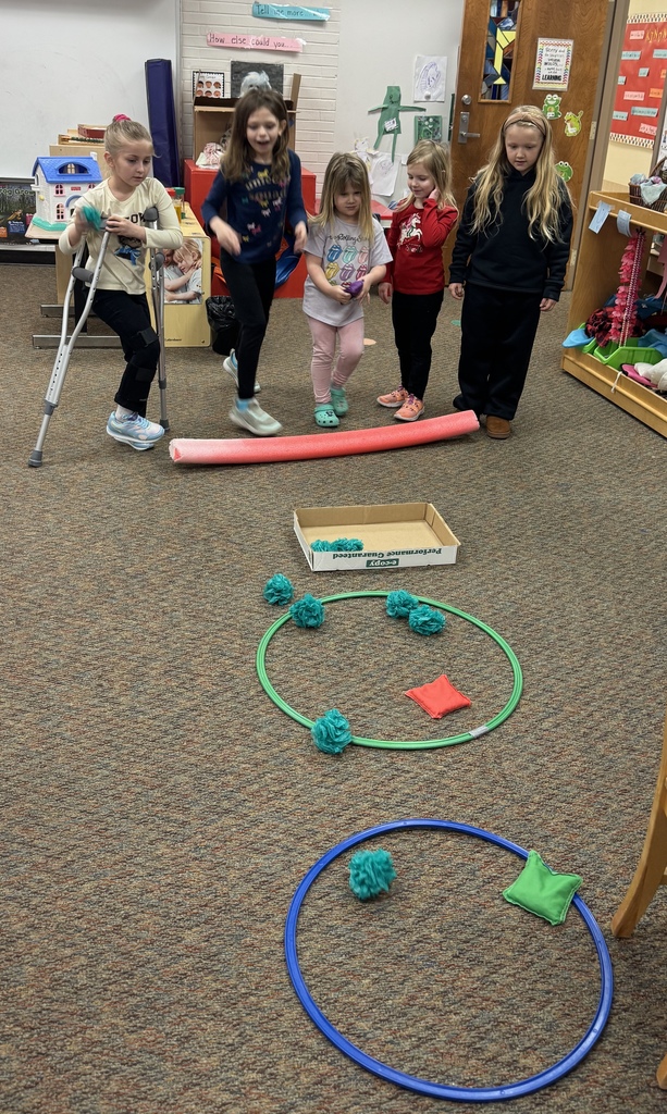 2nd grade and preschool olympics
