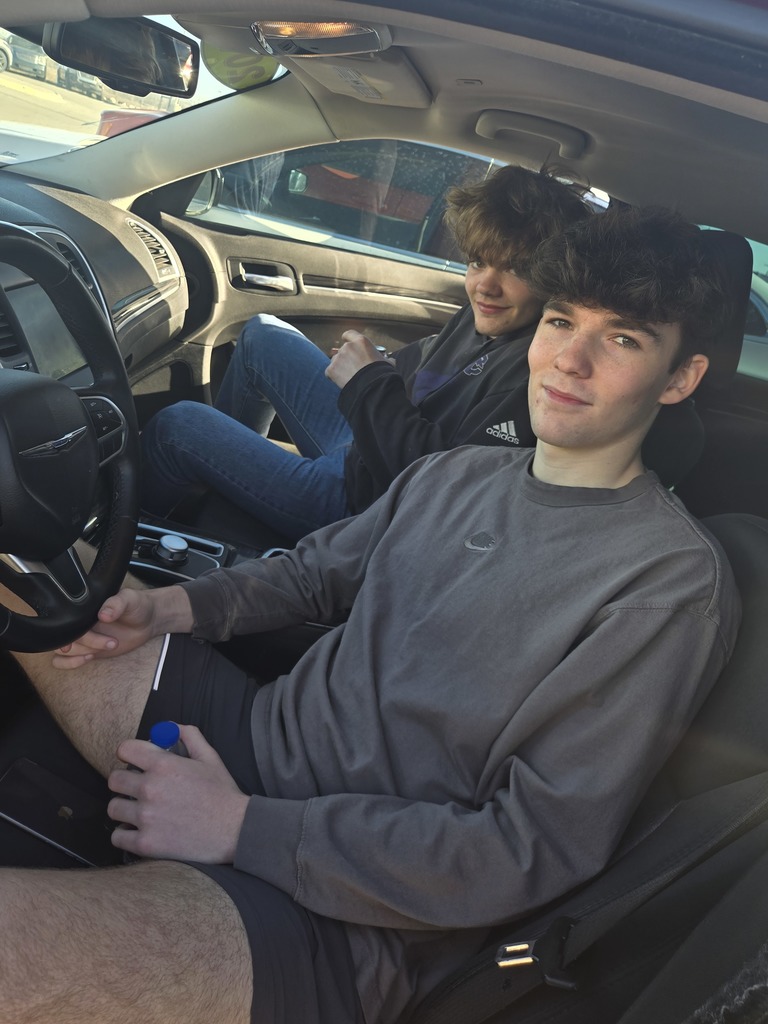 Today, Mrs. Patterson took the senior class on a visit to Friesen Ford of Aurora. During the visit, students were given a tour of the dealership, had the opportunity to explore several vehicles, and—most importantly—received valuable guidance on what to look for, which questions to ask, and how the car-buying process works from Louie and Ethan. They also took time to answer students’ questions throughout the tour and made several trips inside to retrieve keys so students could access different vehicles.  We sincerely thank Friesen Ford for their time, hospitality, and willingness to accommodate our group during their business day, as well as for providing refreshments for the students.