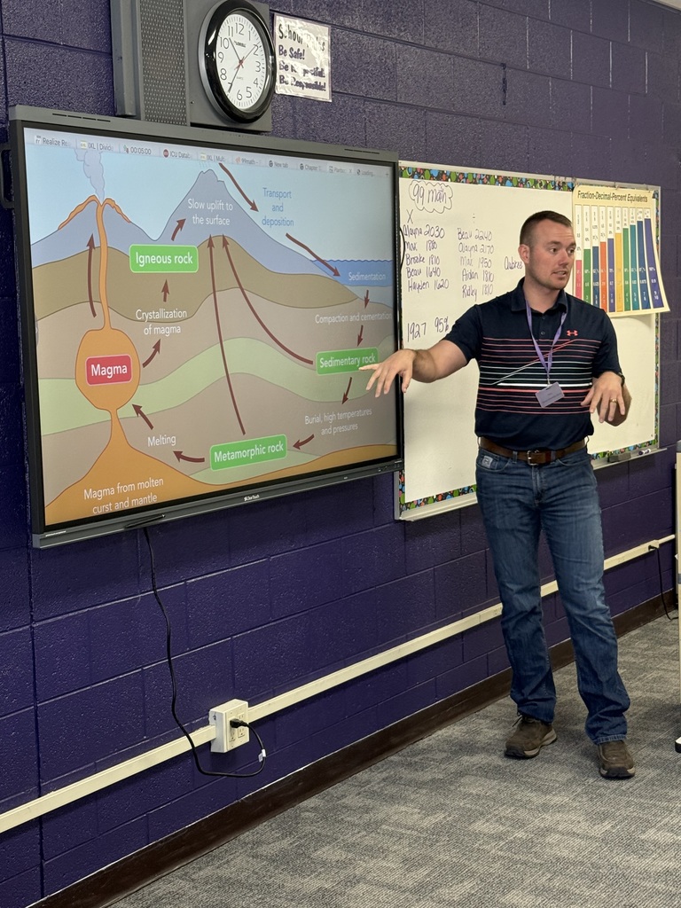 5th grade rock project and guest speaker