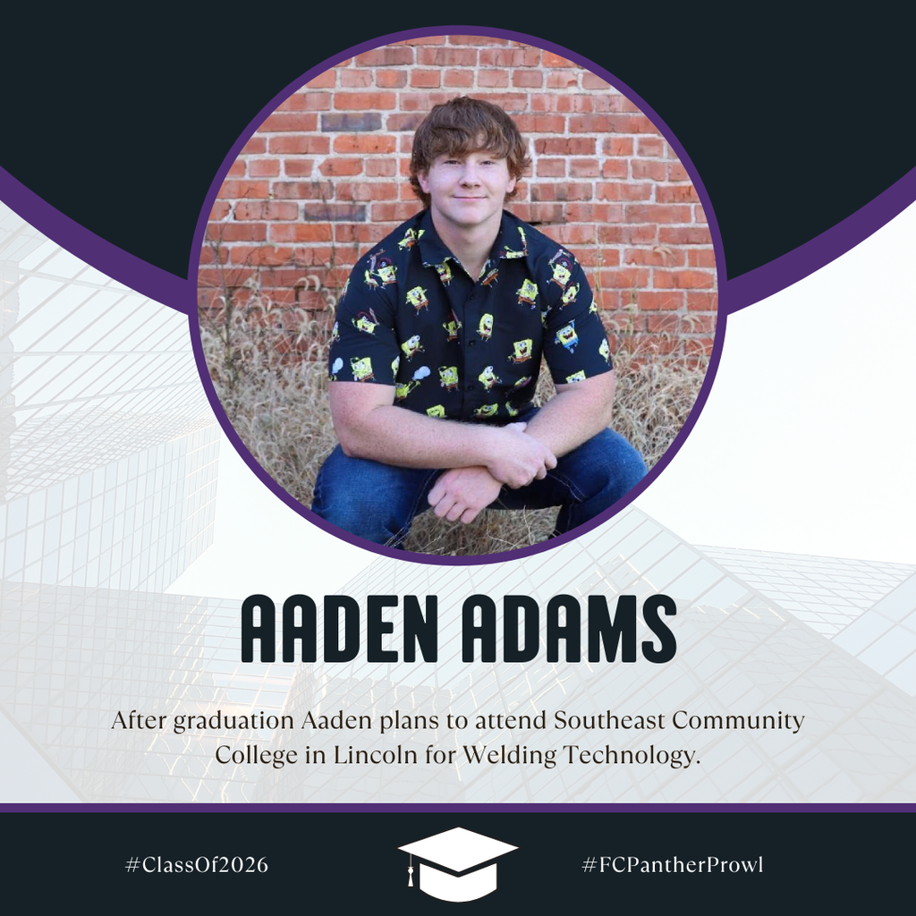 Senior Spotlight, Aaden Adams