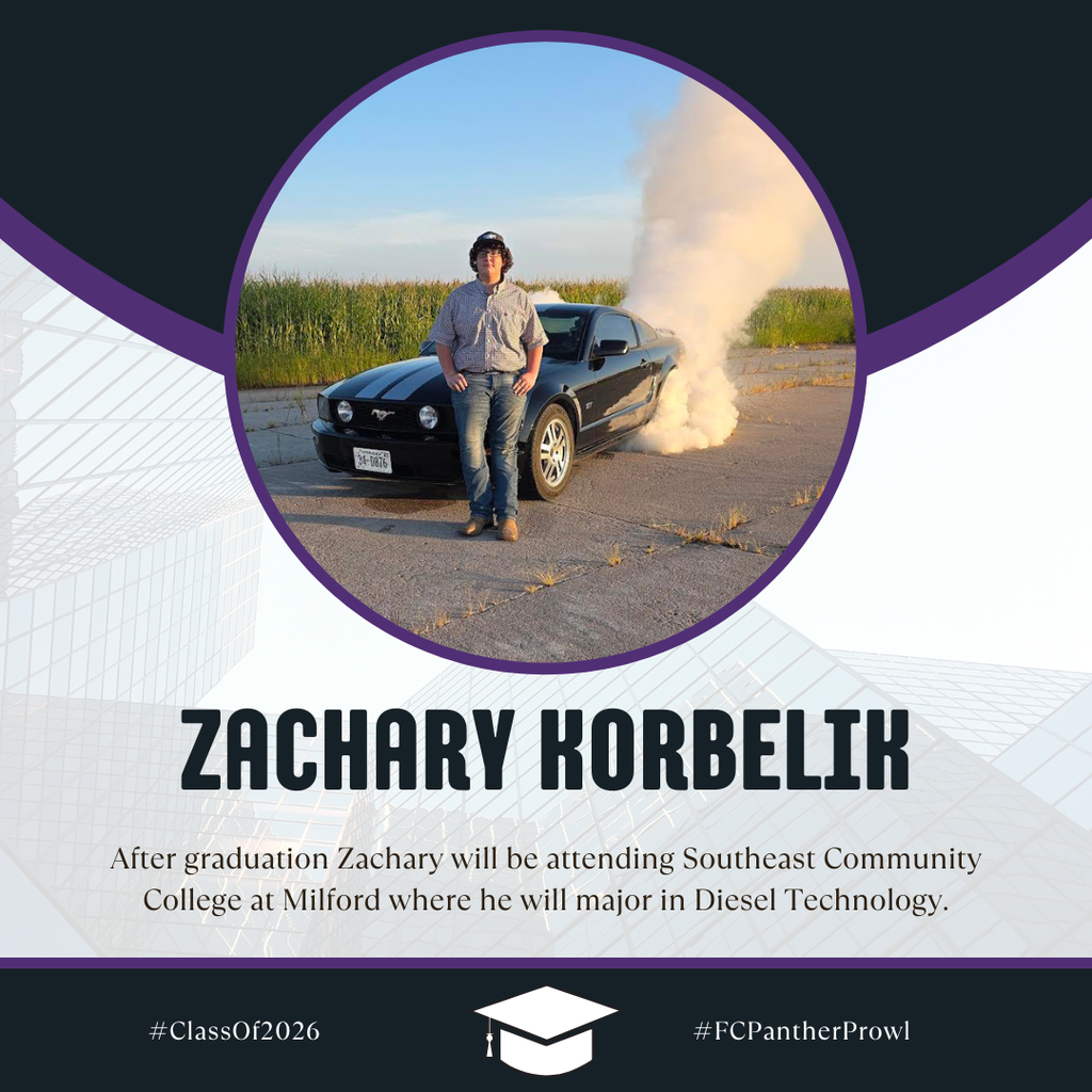 🎓Senior Spotlight🎓 Zachary Korbelik