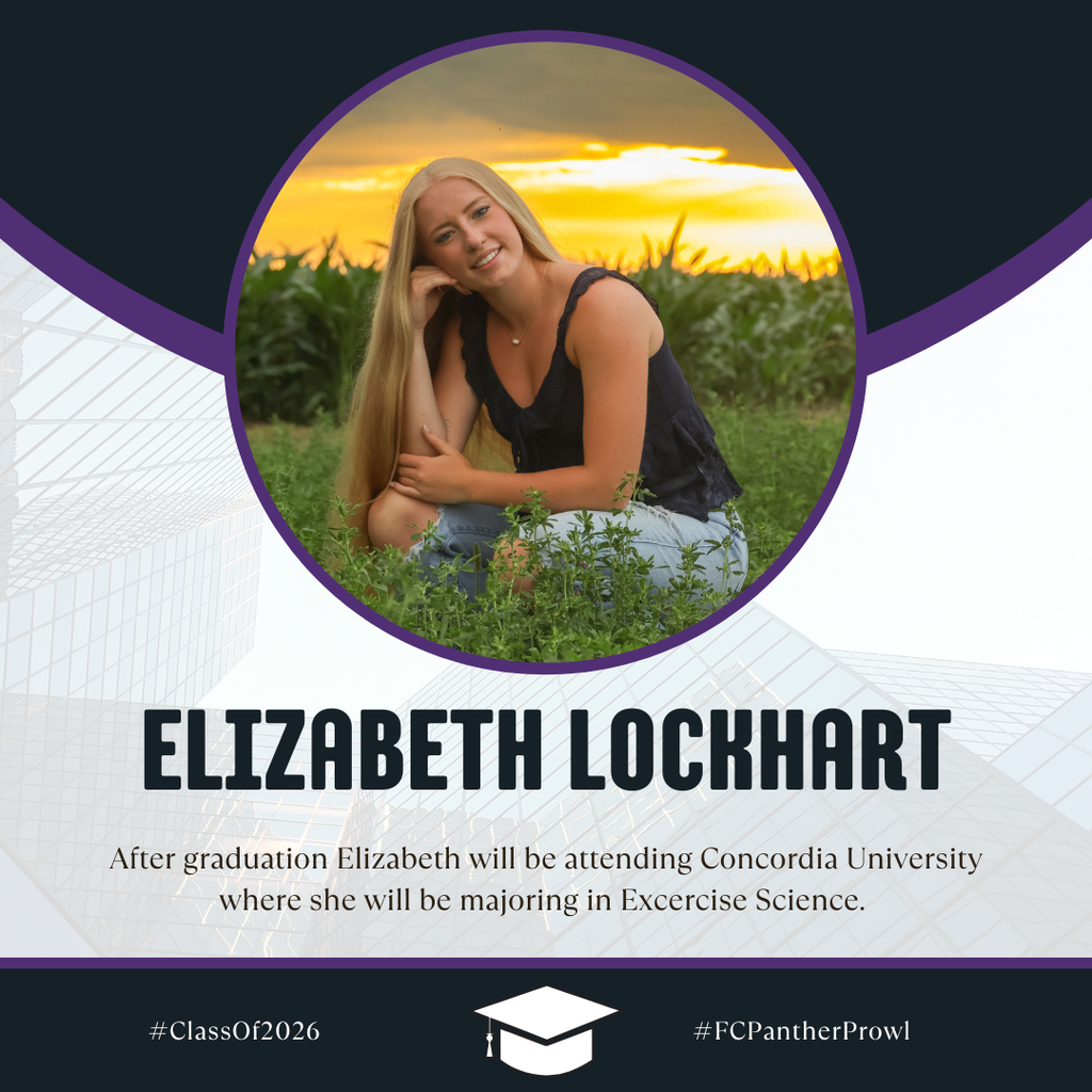 🎓Senior Spotlight🎓 Elizabeth Lockhart