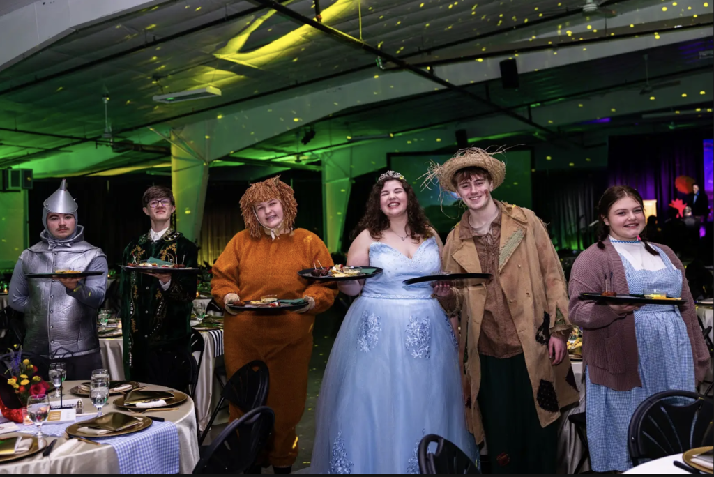 One Act members served food at the Hospital Gala