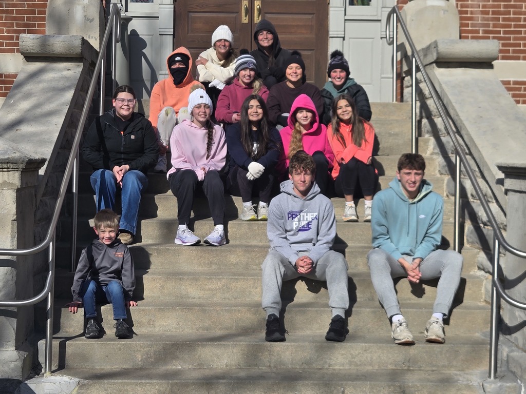 FBLA Members help with the Easter egg hunt uptown.