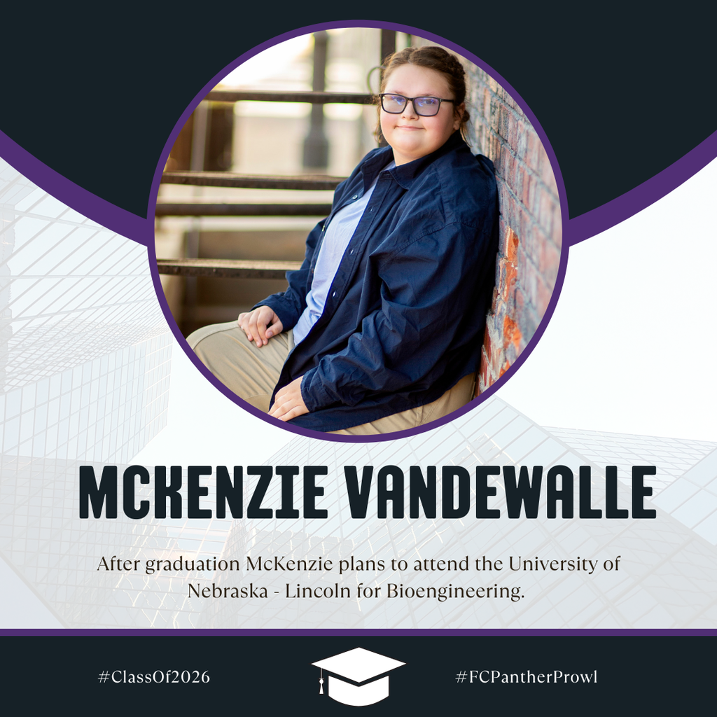 🎓Senior Spotlight🎓 McKenzie VanDeWalle