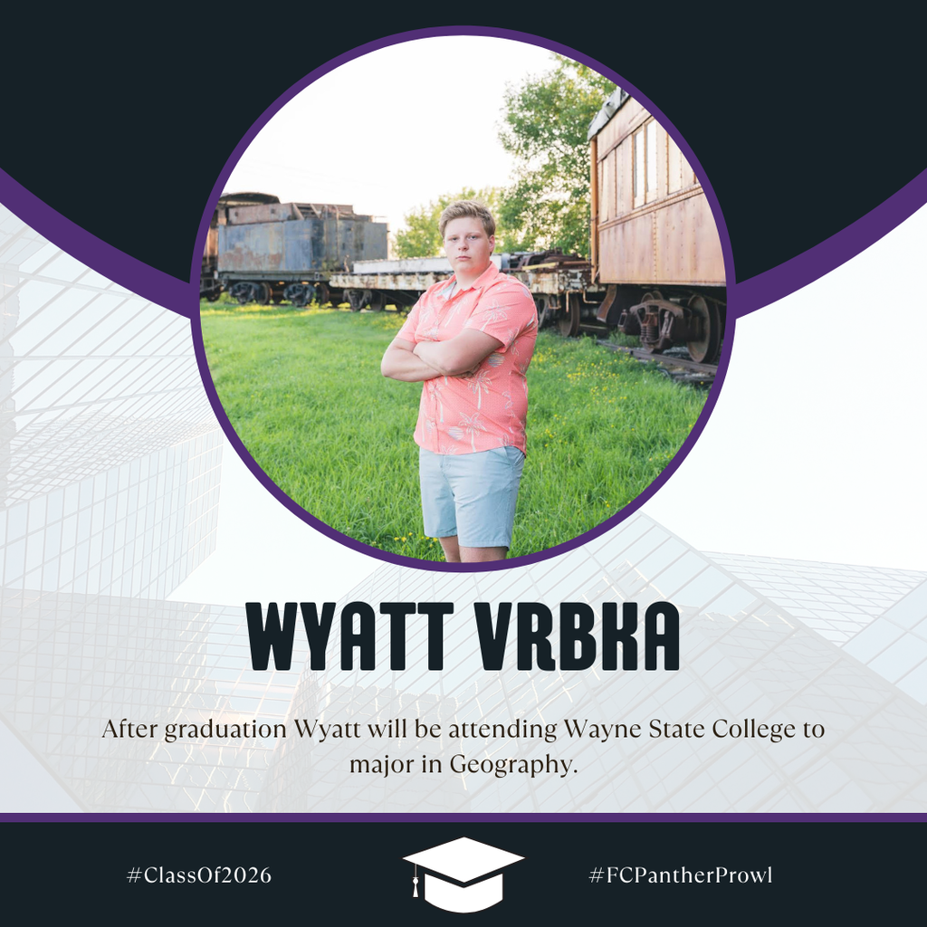 🎓Senior Spotlight🎓 Wyatt Vrbka