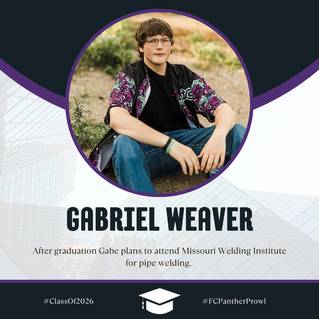 🎓Senior Spotlight🎓 Gabriel Weaver