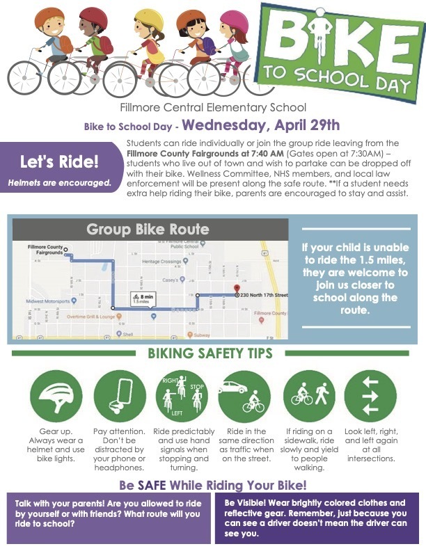 FC bike to school day