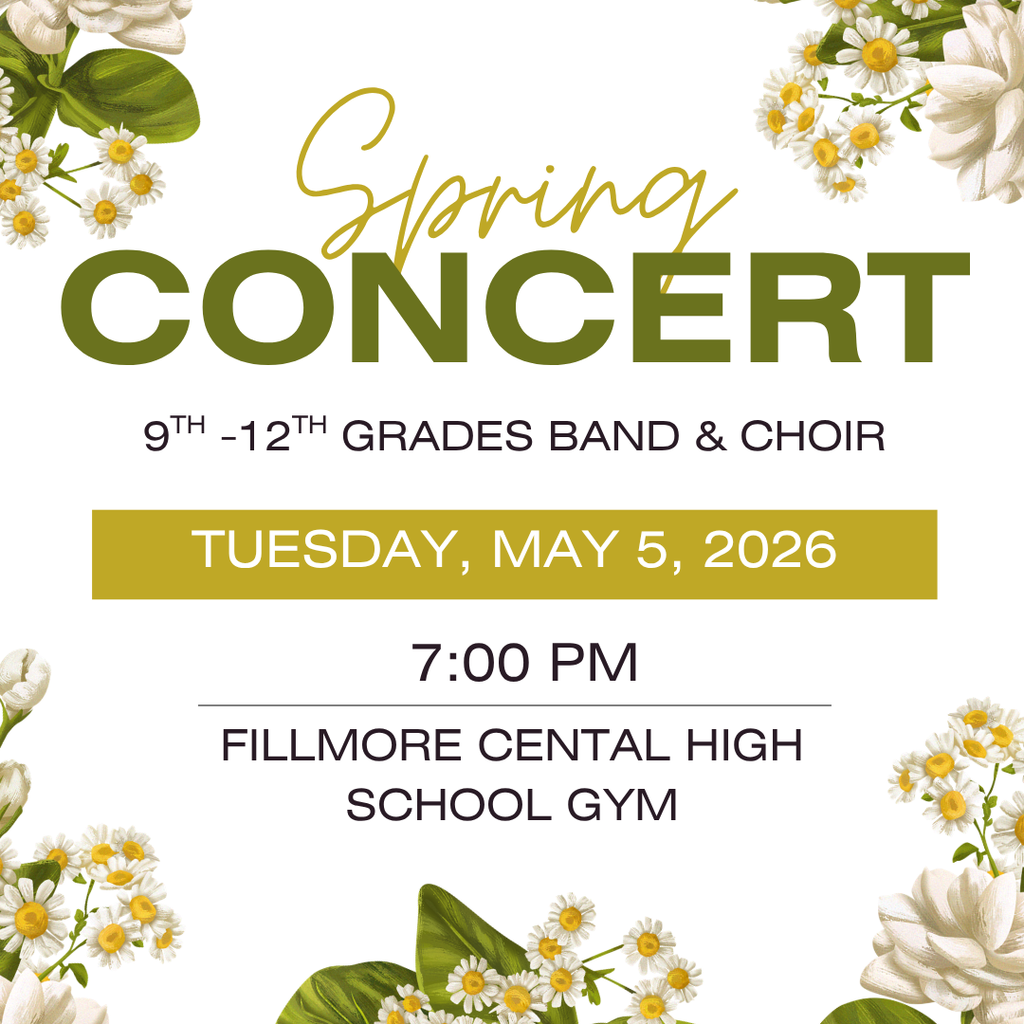 9-12 Choir/Band Spring Concert