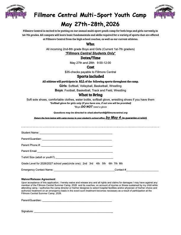 FC multi-sport camp.