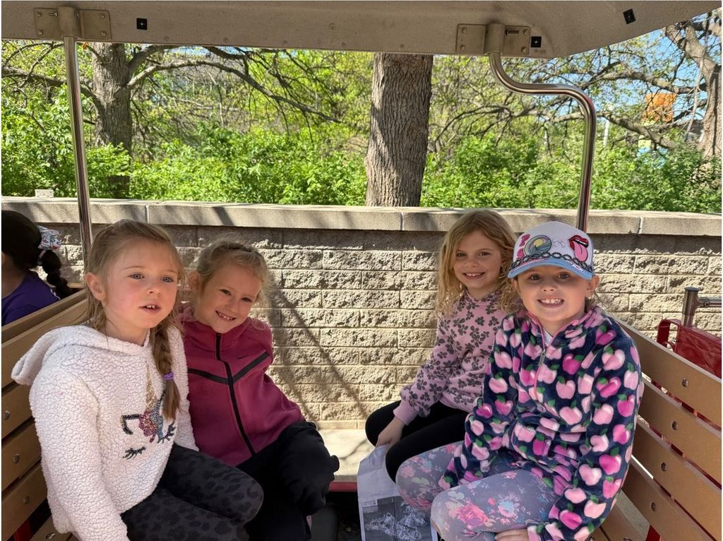 First grade field trip to the children's zoo.
