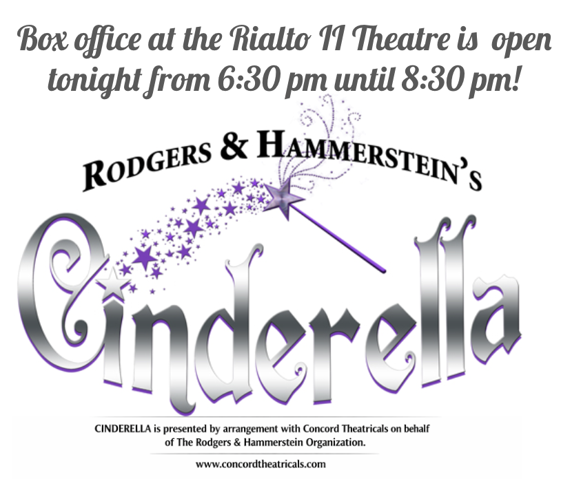 Box office is open for FCHS's presentation of Cinderella.