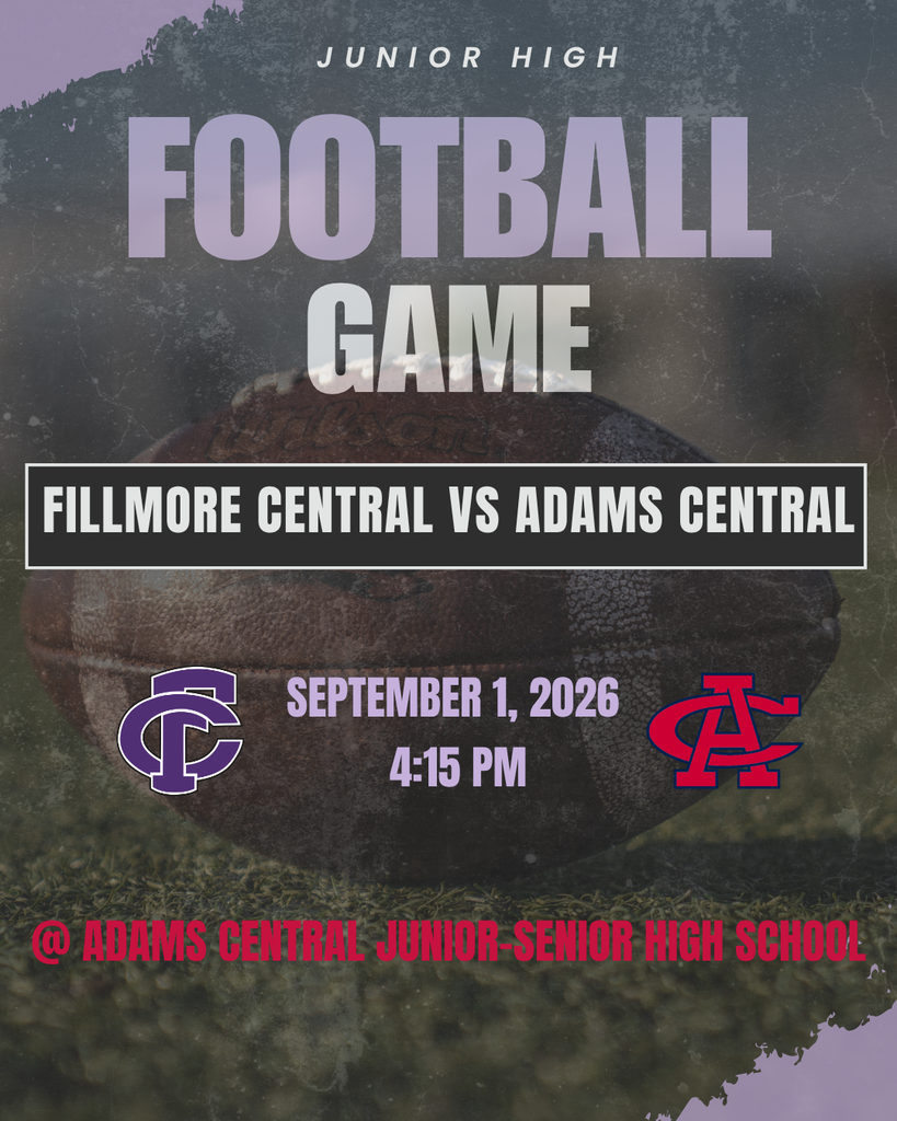 junior high football at Adams Central 