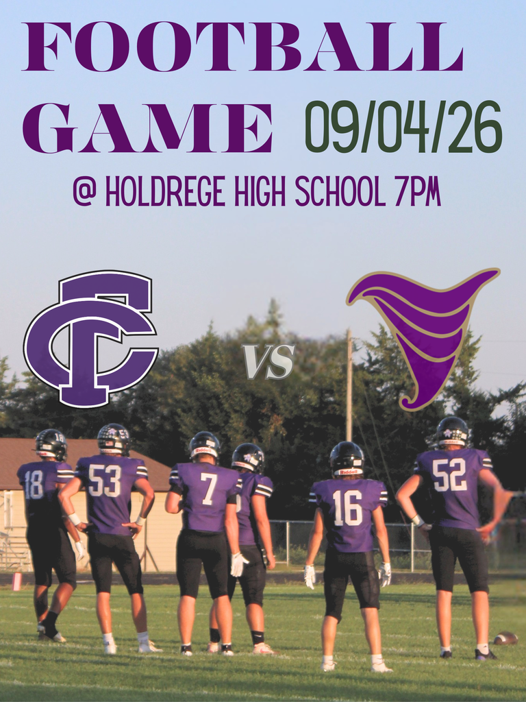 Friday night football game at Holdrege.