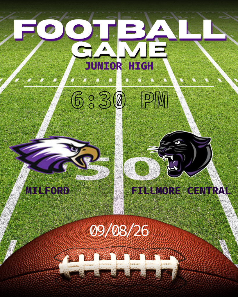JH football game vs Milford
