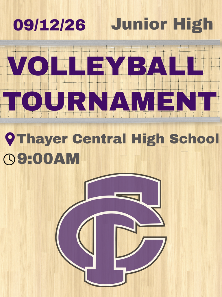 JH VB tournament at Thayer Central