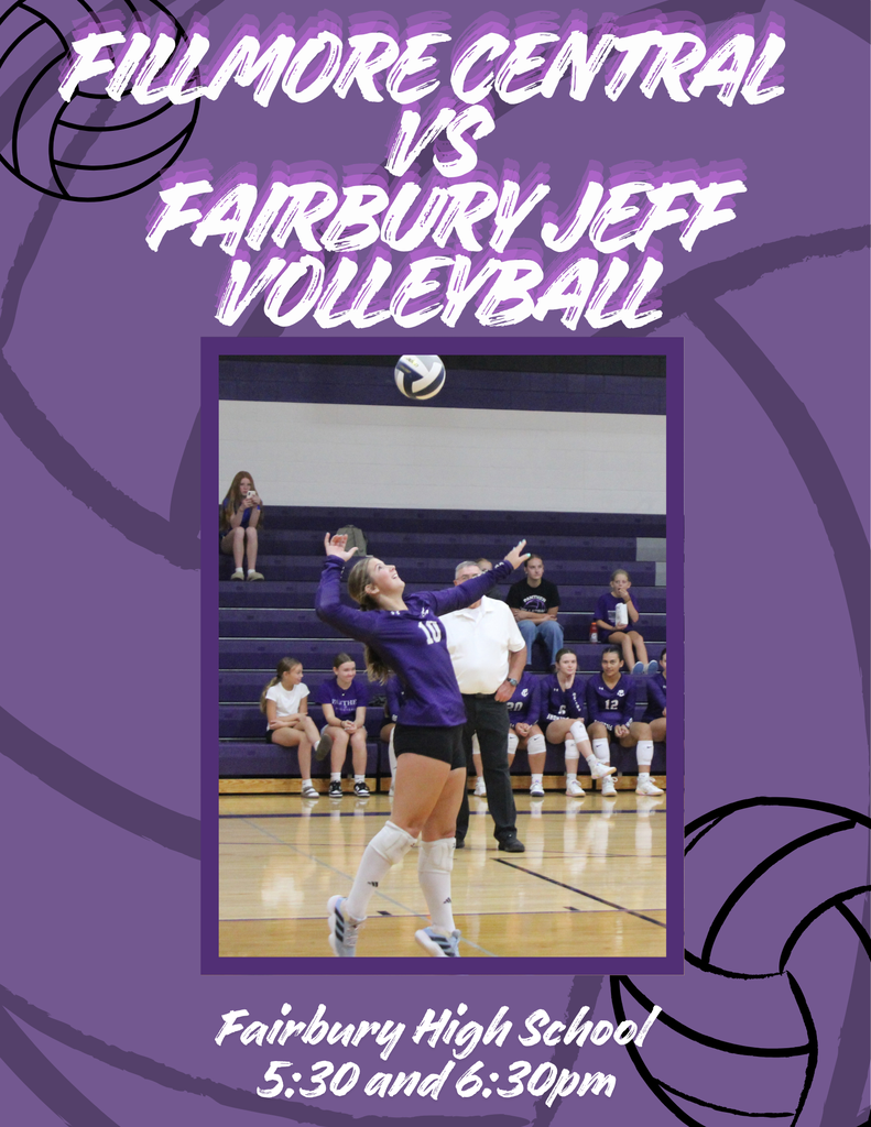 HS Volleyball at Fairbury HS.