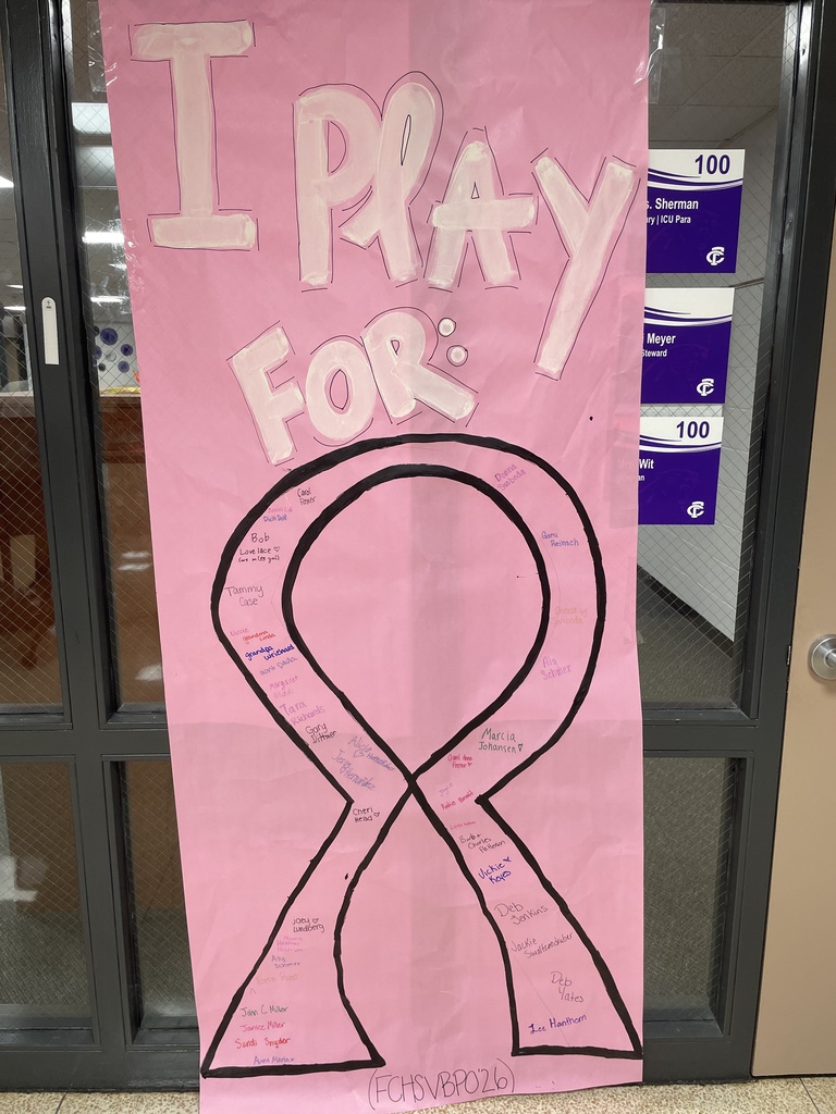 Volleyball pink out night.