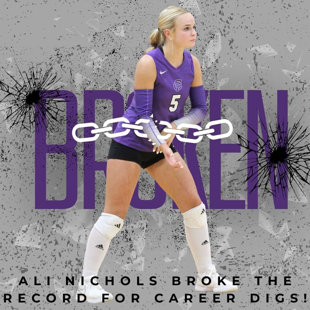 Ali Nichols breaks the career digs record.