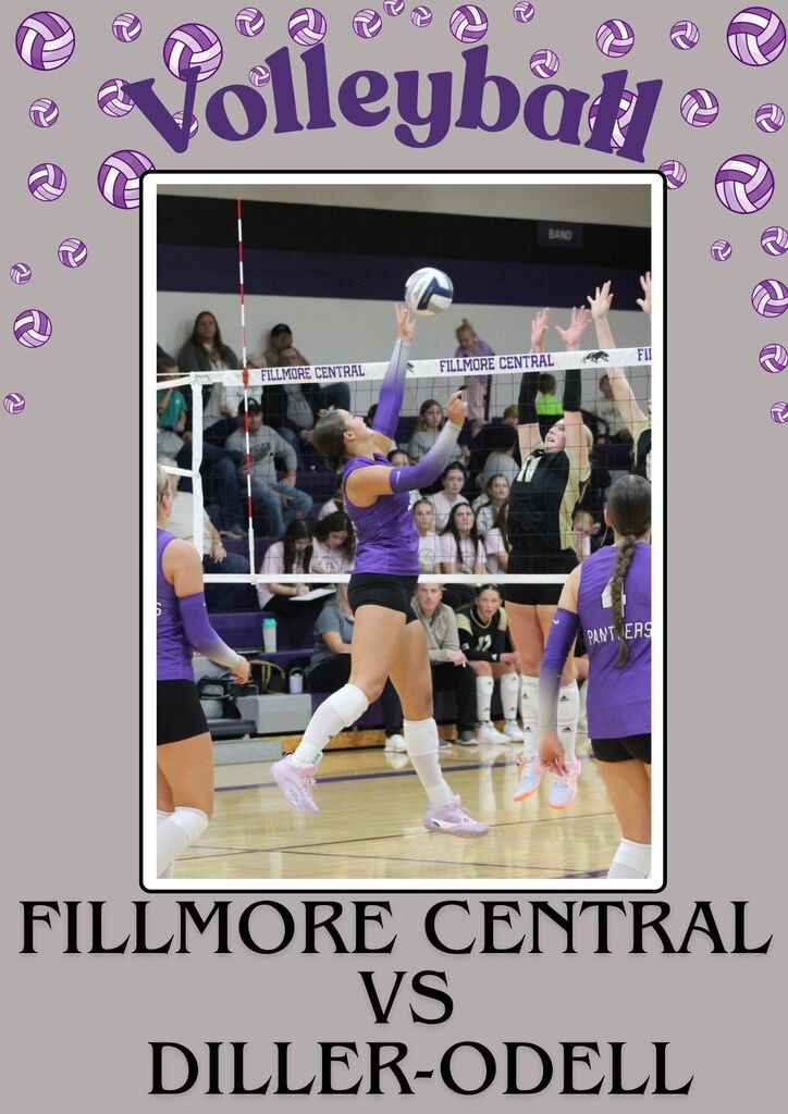 Home volleyball vs Diller Odell