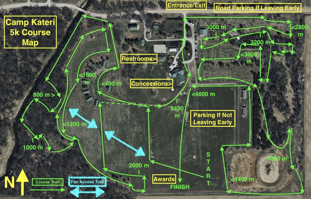 District Cross Meet Map @ Camp Kateri