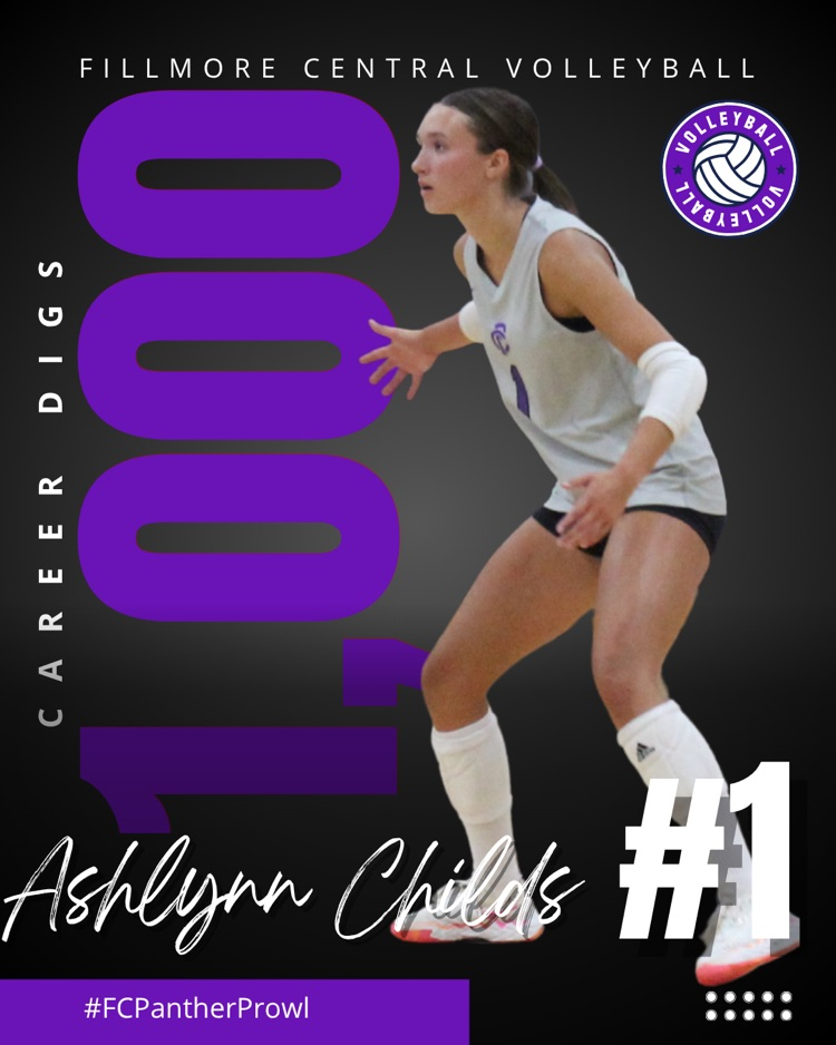 Ashlynn Childs career digs passes 1,000  