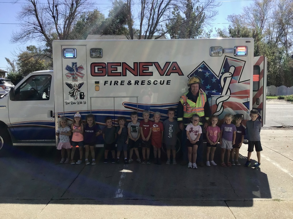 Preschoolers learned about fire safety.