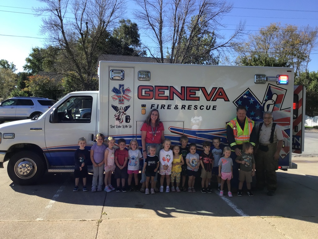 Preschoolers learned about fire safety.