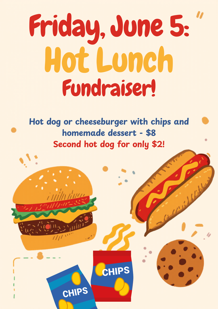 june 5th hot lunch - hot dog/burger